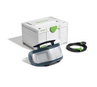 Festool Faretto LED SYSLITE DUO-H 10.000 lm Hybrid | Angolo di diffusione di 180°, dimmerabile, IP 54, controllo app, batteria da 18 V o cavo plug-it