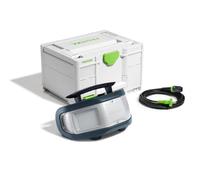 Festool Faretto LED SYSLITE DUO-H 10.000 lm Hybrid | Angolo di diffusione di 180°, dimmerabile, IP 54, controllo app, batteria da 18 V o cavo plug-it