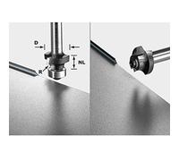 Festool Fresa per arrotondare HW S8 HW R2 D20-KL OFK Quantità:1