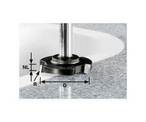 Festool Fresa a spianare HW codolo 12mm HW D 52/R1ss S12 Quantità:1