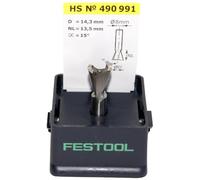 Festool Fresa per giunzioni a coda di rondine HS, codolo 8mm, HS S8 D13.8/13.5/15° Quantità:1