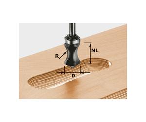 Festool Fresa per impugnature HW, codolo 8mm, R16/NL32, con cuscinetto a sfere reggispinta Quantità:1
