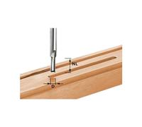 Festool Fresa per scanalature HW S8 D7/17 codolo 8 mm 1 pezzo