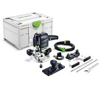 Festool Fresa superiore OF 1010 REBQ-Plus (con pinza, arresto laterale, adattatore per binari di guida, acquirenti, chiavi a forchetta), in Systainer