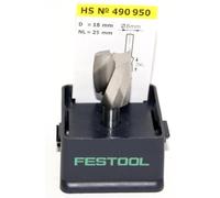 Festool Frese elicoidale per scanalature HS Spi S8 D18/25