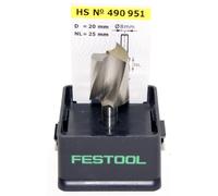 Festool Fresa per scanalature a spirale HS, codolo 8mm, HS Spi S8 D20/25 Quantità:1