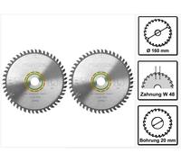 Festool Lama a denti fitti 160 x 20 x 2,2 mm W48 160 mm 48 denti - 2 pezzi