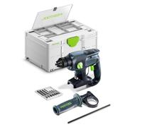 Festool Martello combinato a batteria KHC-S 18 SDS-Plus Basic, 18 V | Motore brushless EC-TEC 1,7 J di potenza di percussione, Systainer con cassetta trapano, batteria non inclusa