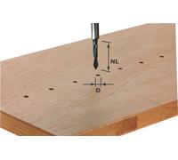 Festool Punta per fori passanti HW, codolo 8mm, HW S8 D5/30 Quantità:1