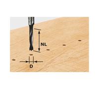 Festool Punta per tasselli HW, codolo 8mm, HW S8 D6/30 Z Quantità:1