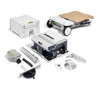 Festool Sega circolare da banco a batteria CSC SYS 50 EBI-Basic-Set