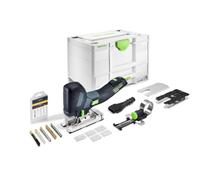 Festool Seghetto alternativo a pendolo a batteria PSC 500 EB-Basic, 18 V | Seghetto alternativo a pendolo con profondità di taglio di 120 mm, guida a 3 punti, FastFix, protezione dalle schegge e