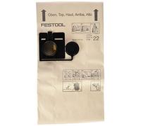 Festool, Set di sacchetti-filtro per aspiratori, FIS-CT/CTL/CTM 22, 5 pz. - 4529