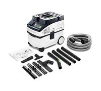 Festool Sistema Mobile di aspirazione CT 15 E-Set CLEANTEC, Bianco/Nero/Verde