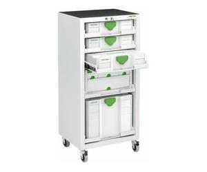 Festool Systainer-Porta 1000/2 Con 5 Vollauszügen + Set Rulli 491922 (Senza Sys