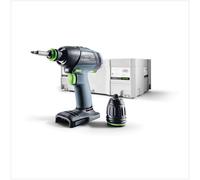 Festool T 18+3 Li-Basic Trapano avvitatore a batteria 18V ( 574763 ) + Valigetta