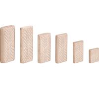 Set di 100 tasselli di faggio DOMINO FESTOOL 494941 (8 x 50 mm)