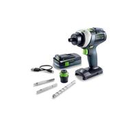 Festool Trapano avvitatore a batteria giocattolo TY-TPC, con batteria rimovibile (ricarica tramite USB-C), incl. 3 bit/trapano, CENTROTEC, con suono e luce originali, giocattolo per bambini dai 3 anni
