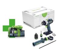 Festool Trapano avvitatore a batteria QUADRIVE TDC 18/4 I-Basic-5,0