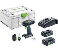 Festool Trapano avvitatore a batteria T 18 + 3 18.00 wattsW, 18.00 voltsV