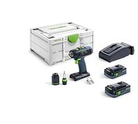 Festool Trapano avvitatore a batteria 18V T 18+3 HPC 4,0 I-Plus 576446