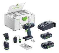 Festool Trapano a Batteria T 18+3 Hpc 4,0 i-Set - 577609