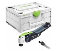 Festool Utensile multifunzione a batteria VECTURO OSC 18 E-Basic | StarlockMax - Motore brushless EC-TEC da 18 V, sistema anti-vibrazione, con lame e accessori inclusi
