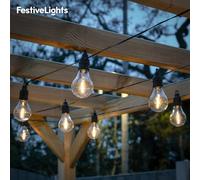 Festoon LED Filament Da Esterno 4,5 m Luci Natalizie A Batterie Timer