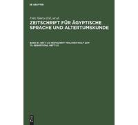 Festschrift Walther Wolf Zum 70. Geburtstag, Heft 1/2 (Copertina rigida)