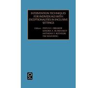 Festus E. Obiak Intervention Techniques for Individuals with (Copertina rigida)