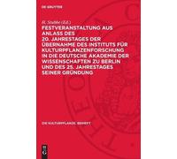 Festveranstaltung Aus Anlass Des 20. Jahrestages Der Übernahm (Copertina rigida)
