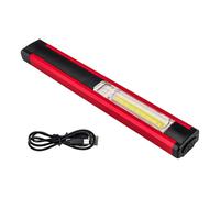 Fesuda Lampada da lavoro a LED ricaricabile, batteria da 500 mAh con cavo USB, 3 modalità di illuminazione IP44, impermeabile per riparazione, interruzioni di corrente, campeggio