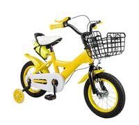 Fetcoi Bicicletta per bambini da 12 pollici, adatta per ragazzi e ragazze, bicicletta migliorata con ruote di supporto, regolabile in altezza, adatta per bambini dai 2 ai 4 anni
