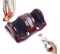 Fetcoi Massaggiatore elettrico per piedi con funzione di calore e telecomando, per massaggio shiatsu, circolazione sanguigna, macchina per la cura dei piedi a casa e in ufficio