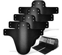 FETESNICE Parafanghi MTB Universali 1,2 mm - Set Anteriore e Posteriore - Parafango Bici Leggero in PP Rinforzato - Compatibile con Mountain Bike 20-29”, Solo Freni a Disco