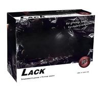 Feticcio - Lenzuolo laccato con angoli - 160x200 cm (nero)