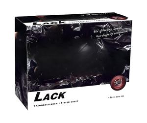 Feticcio - Lenzuolo laccato con angoli - 160x200 cm (nero)