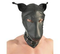 Maschera Canina Nera - Taglia Unica S-L
