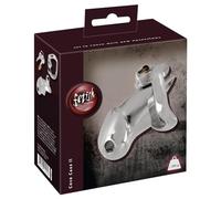 Gabbia Metallica Peniena per Giochi Fetish (Argento)