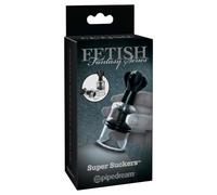 Pipedream Fetish Fantasy Series Limited Edition Super Suckers Black & Clear One Size