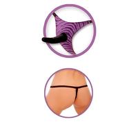 Pipedream Fetish Fantasy Series Vibrating Strap-On For Him Purple & Black 5,5 Pollici