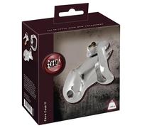 Gabbia Metallica Peniena per Giochi Fetish (Argento)