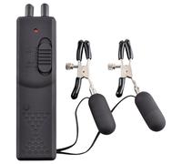 Fetish - clip oscillanti per capezzoli (nero)