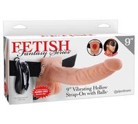 Dildo indossabile naturale con vibrazione regolabile - Fetish Strap-on 9