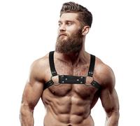 Fetish submissive attitude - arnés bulldog ecopiel pecho hombre talla m/l
