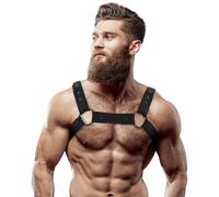 Fetish submissive attitude - arnés deportivo ajustable neopreno pecho hombre