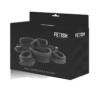 FETISH SUBMISSIVE™ - POSIZIONE A GAMBE APERTE CON MANETTE FODERA IN NOPRENE