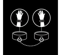 FETISH SUBMISSIVE - MANETTE IN PELLE VEGANA CON FODERA IN NEOPRENE