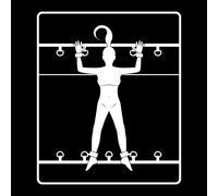 FETISH SUBMISSIVE - SET BONDAGE DI LUSSO PER LETTO CON FODERA IN NEOPRENE