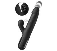 Fetish - Vibratore spingente a 3 motori (nero)